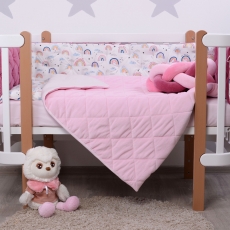 Дитячий постільний комплект Veres Velour Rainbow 5 одиниць